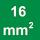 Nominal cross-section 16 mm²