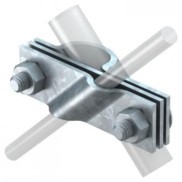 Connection clamp for earth rod, universal FT