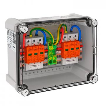 Generaatori ühenduskarp, tüüp 1 + 2, 2 x 2 stringi jaoks