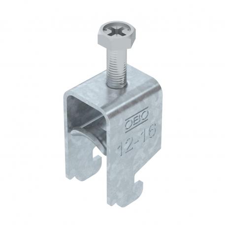 U-klamber, N-jalaga, 1-ne, metallist surveplaadiga, FT 12 | 16 | 3