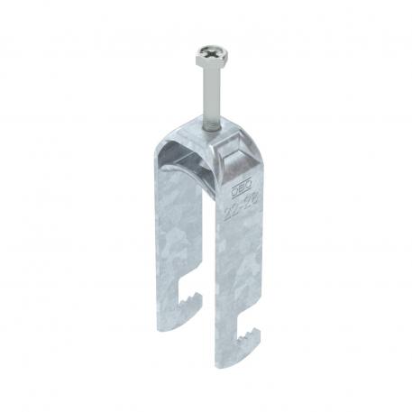 U-klamber, F-jalaga, 2-ne, metallist surveplaadiga, FT 22 | 28 | 3