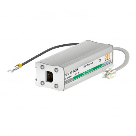 Täppiskaitseseade TELE 4-F, ISDN RJ45 jaoks 4 | Täppiskaitse, 4 soont | 120 | 170 | RJ45