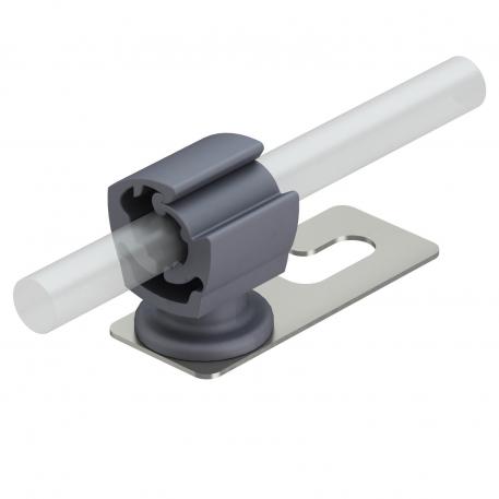 Roof conductor holder for tiled, slated and corrugated roofs, Rd 8−10 21 | Rd 8-10