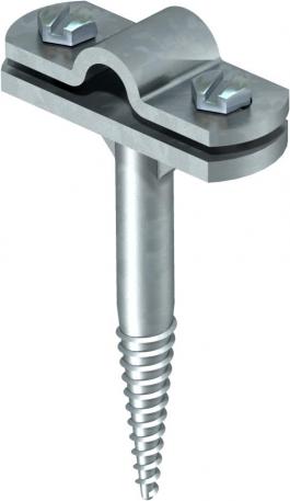 Cable bracket Rd 8−10 mm, with wood screw thread 8−10 mm round | 