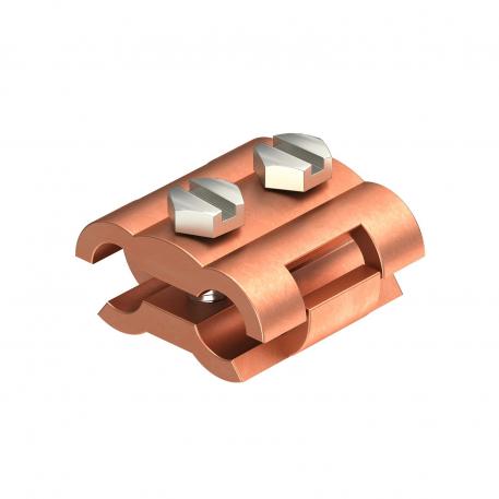 Paralleelühendusklemm Rd 6–10 mm, M6 × 20