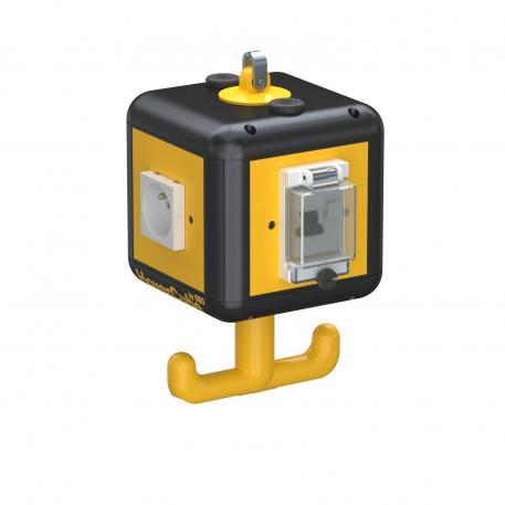 HoverCube VH-4, koos FI/LS, 2 x kaitsekontaktiga pistikupesa  |  |  | FI koos IFN 0,03 A (standardne) | grafiitmust; RAL 9011
