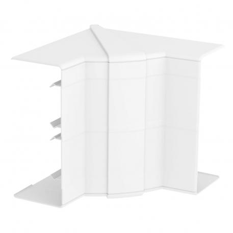 Internal corner hood, for Rapid 45-2 device installation trunking, type 53130 Pure white; RAL 9010
