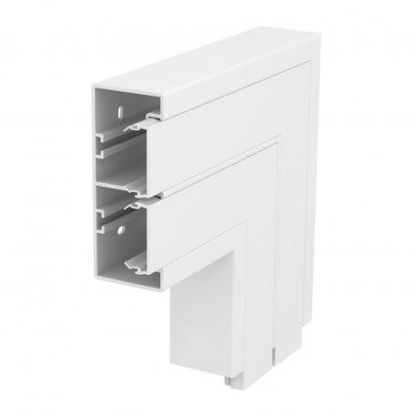 Flat angle, for device installation trunking Rapid 45-2 type GK-53130 130 | 53 | Pure white; RAL 9010