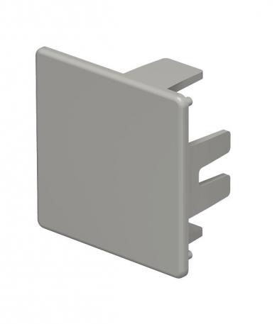 End piece, trunking type WDK 40040 40 | 40 | 40 | Stone grey; RAL 7030