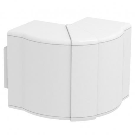 External corner hood, for Rapid 80 device installation trunking, type 70110 Pure white; RAL 9010