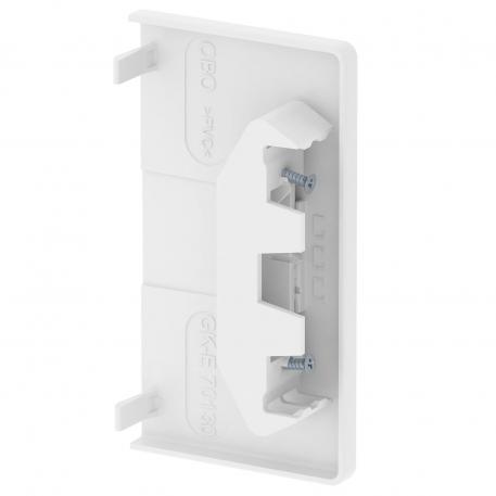 End piece, for device installation trunking Rapid 80 type 70130  |  |  |  | Pure white; RAL 9010