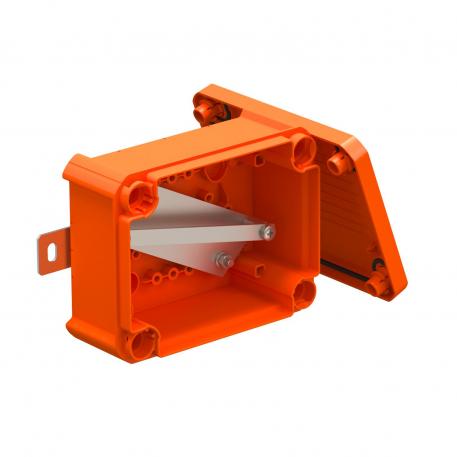 FireBox T100 kinnine, tühi 136x102x57 |  | IP66 | pastelloranž; RAL 2003